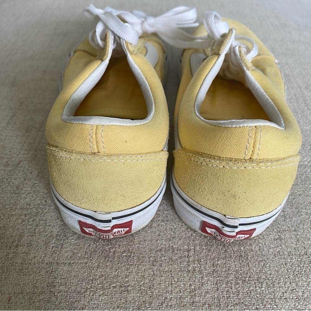 Vans Butter Yellow and White Sneakers - Picture 6 of 6